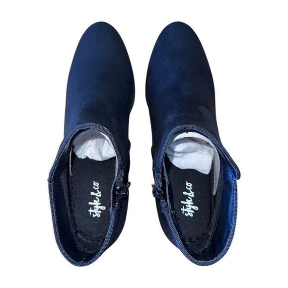 Style & Co - Black Fashion Ankle Bootie - Wiley F1 - Women’s Size 9 - Picture 7 of 10